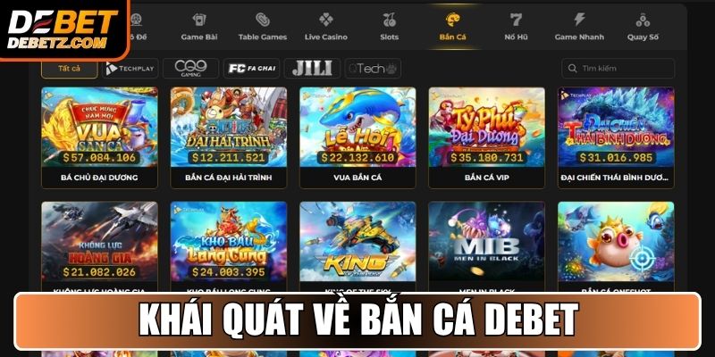 Bắn Cá DEBET 1 Khái quát về Bắn Cá tại DEBET